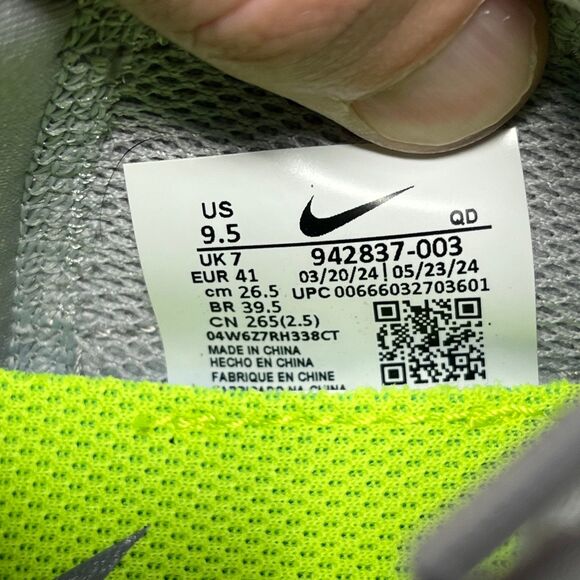 Nike Free RN 2018 Wolf Grey White Athletic Running Shoes Women’s 9.5 942837-003 - Picture 8 of 8